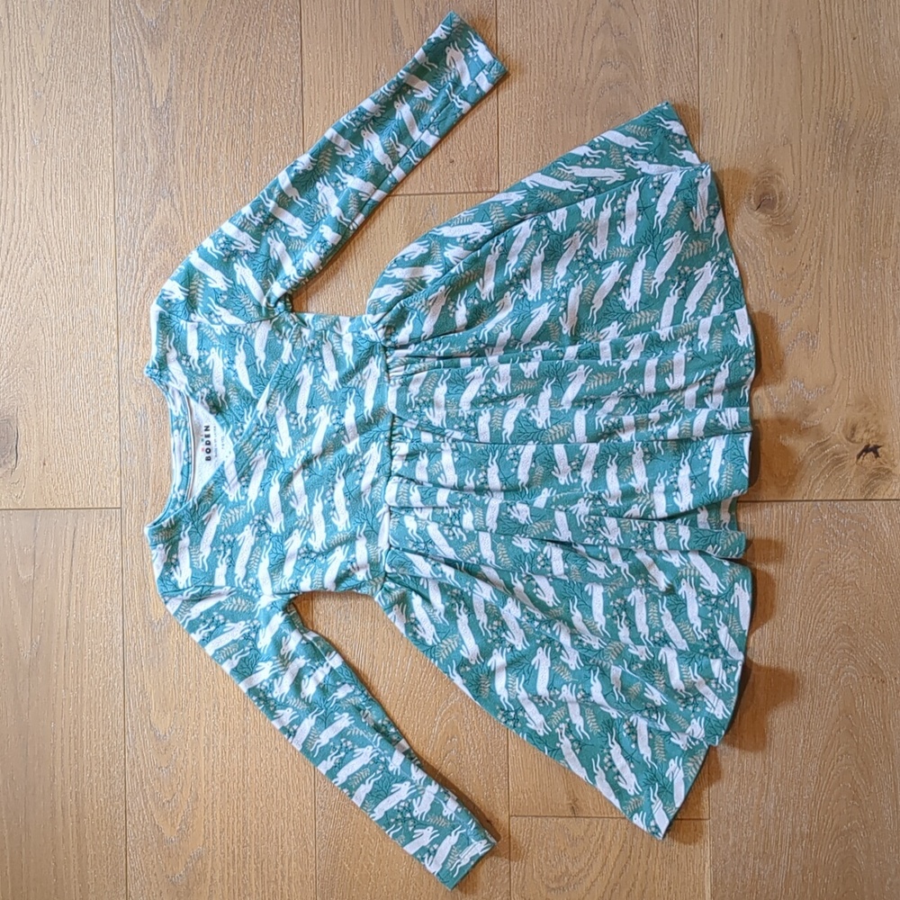 Boden wrap twirl dress size 7-8